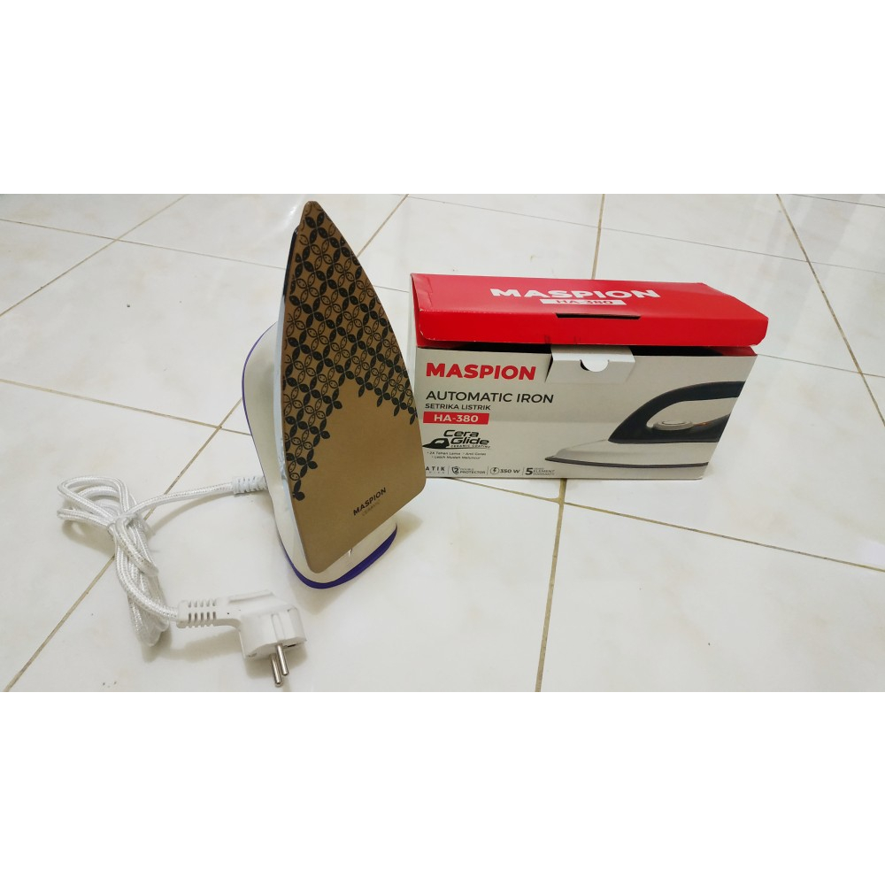 MASPiON Setrika Automatic Iron : Tipe = HA-380