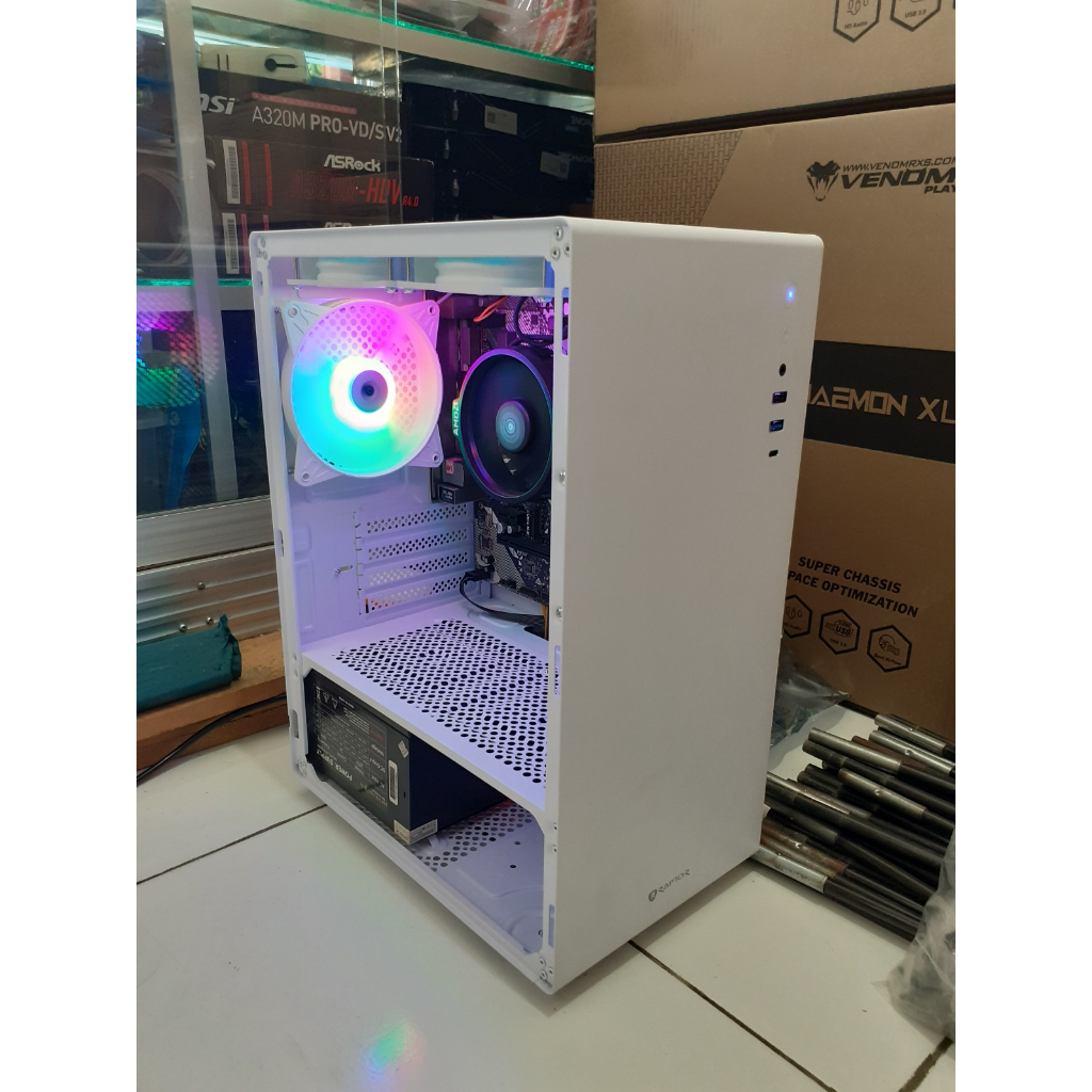 PC Gaming Editing Ryzen 3 2200g ram 8gb ssd 128gb vga 2gb radeon vega 11