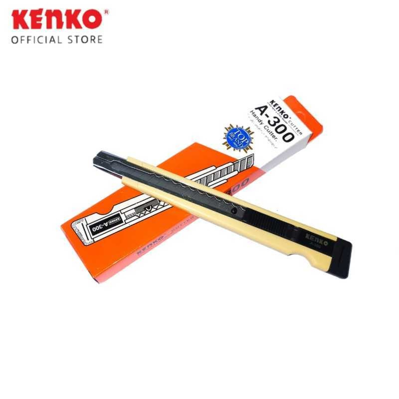 

Cutter Kecil Kenko A-300 A300 / Pisau Kater Pemotong Kertas / Cutter Kecil (1Pcs)