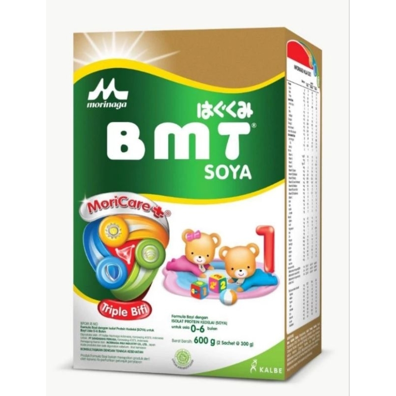 Mycoolcell Morinaga Bmt Soya 600 Gr Susu Formula Untuk Bayi Alergi Usia 0-6 Bulan