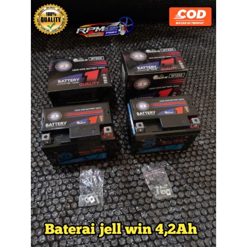 Aki merk win aki motor beat cb gl megapro tiger fiz r vario mio aki motor termurah ali kering motor