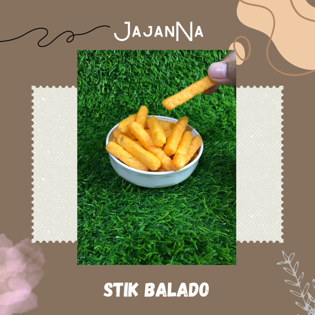 

[JAJANNA] Snack Kiloan Stik Balado / Snack Murah Stik Balado / Snack Kiloan 250gr / Snack Murah Sabena