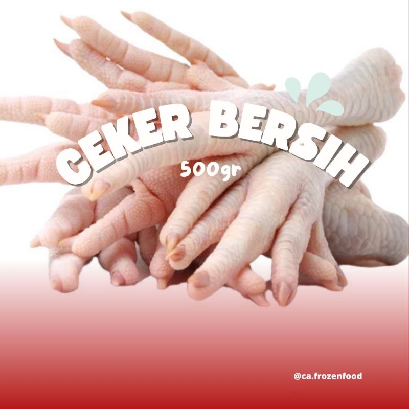 

CEKER AYAM BERSIH 500GR/ KAKI AYAM BERSIH SIAP MASAK