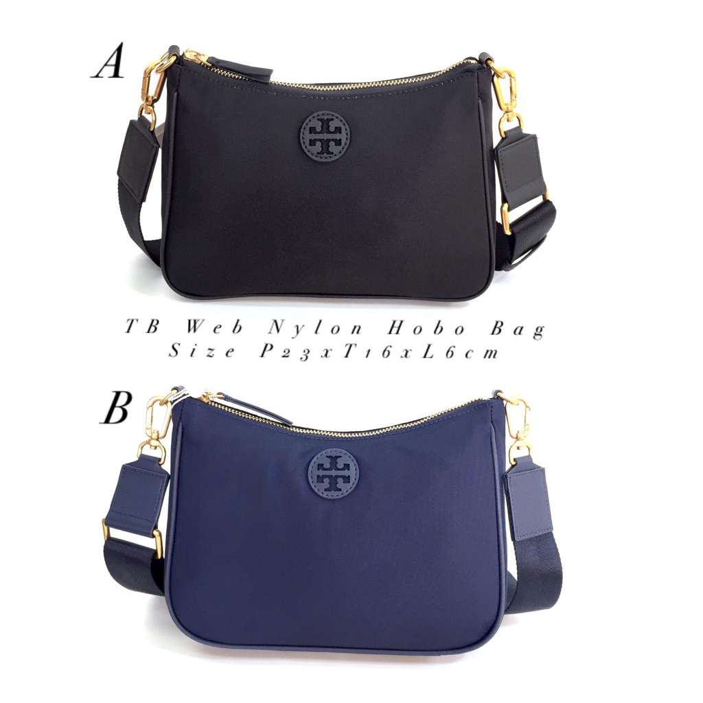 TasTb Web Nylon Hobo Bag