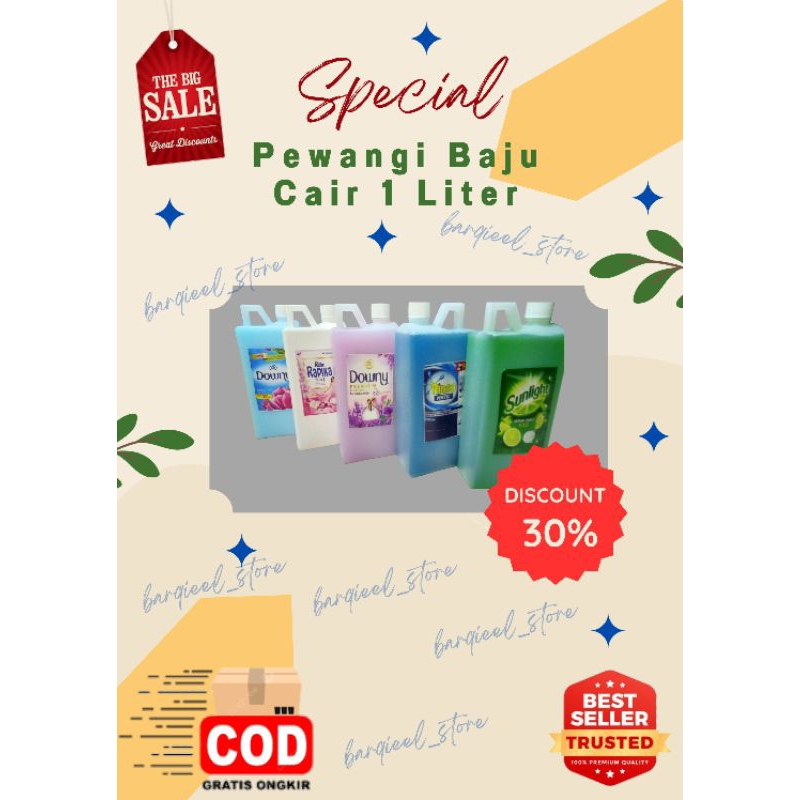 Sabun cair pewangi cucian baju downy 1 Liter/Pewangi Baju Downy Cair 1 Liter/Downy Cair 1 Liter Term