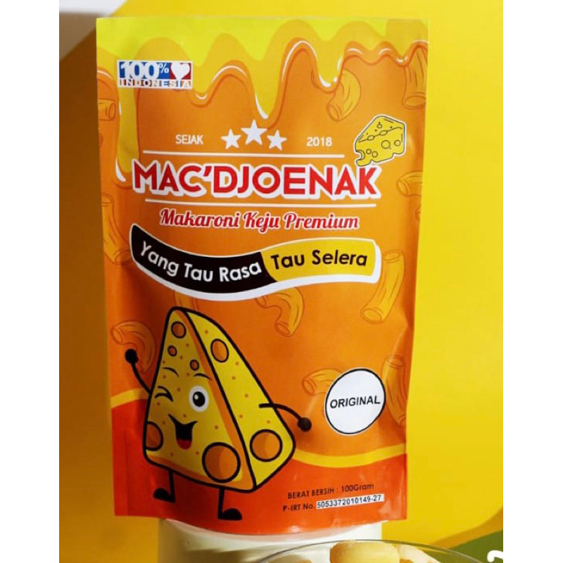 

Mac’ Djoenak Makaroni keju premium