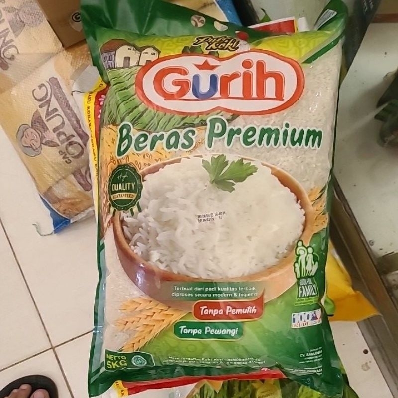 BERAS PREMIUM GURIH 5 KG LIVE