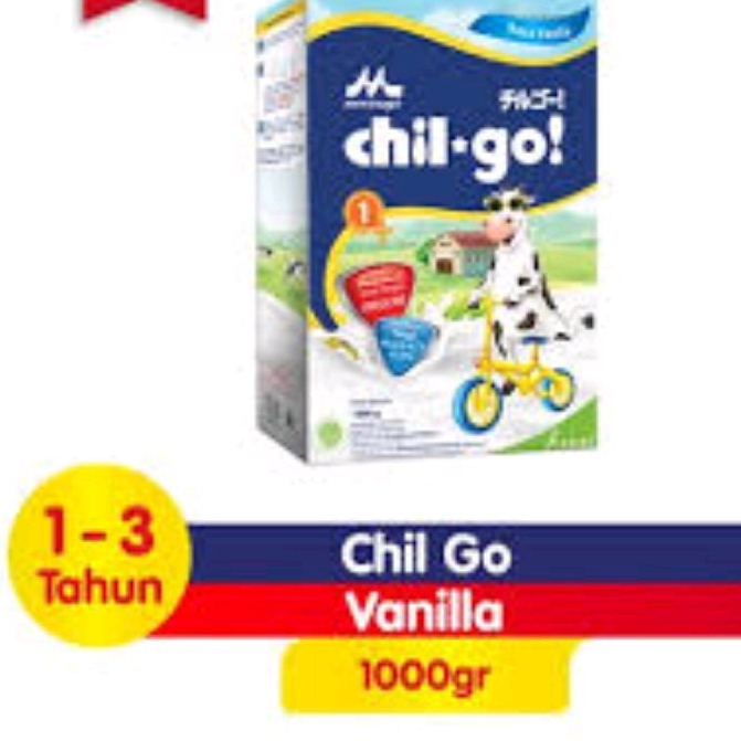 Chil Go 1 Morinaga 1kg Vanila / Madu  Chilgo! 1000g / Chilgo /Sufor chil