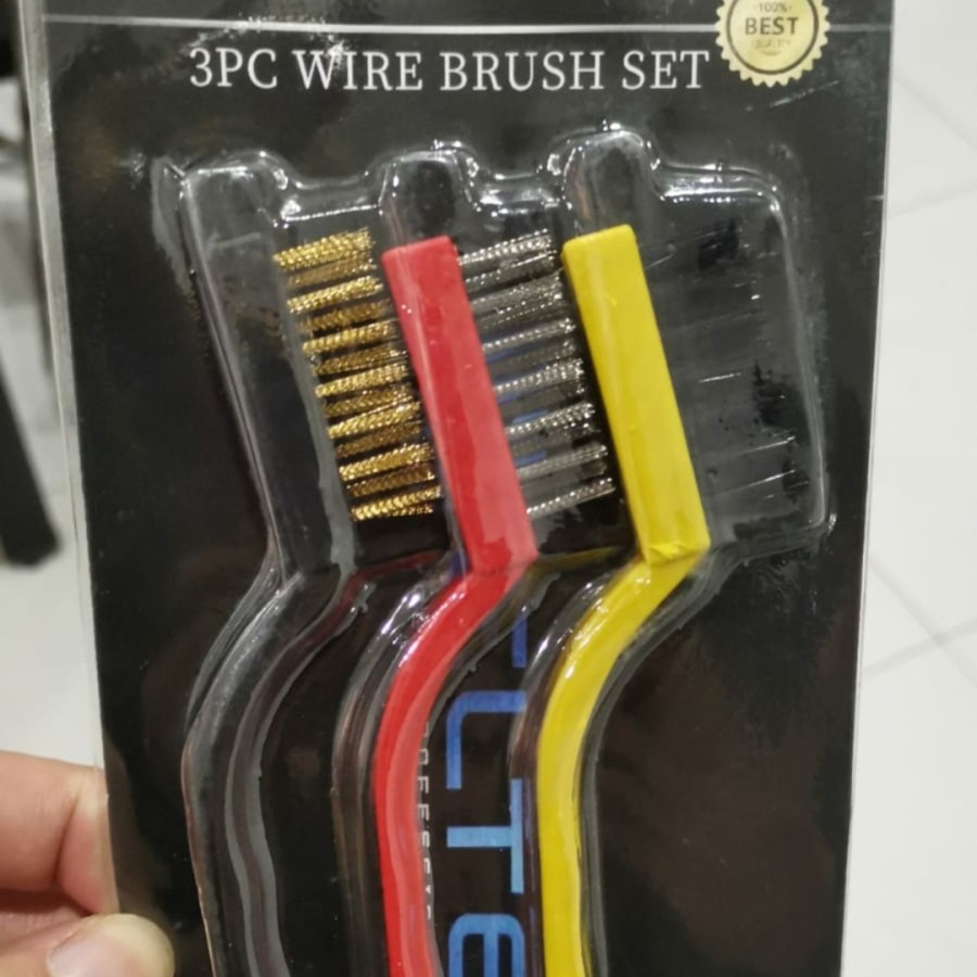 WIRE BRUSH SET 3 PCS SIKAT KAWAT SET