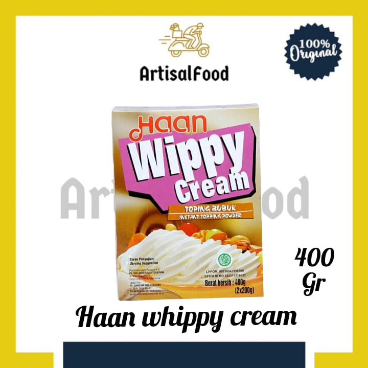 

whipping bubuk HAAN WIPPY CREAM 400gr ORI