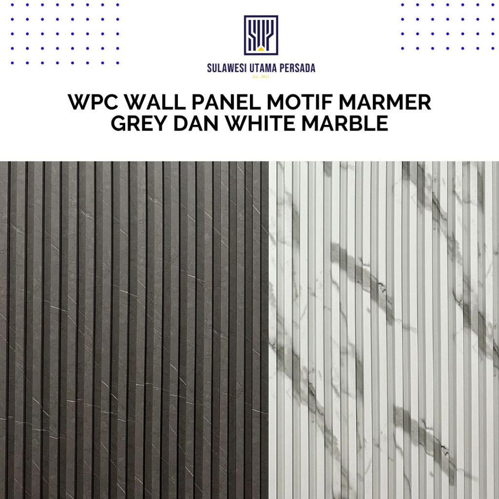 wpc wall panel dinding motif marmer