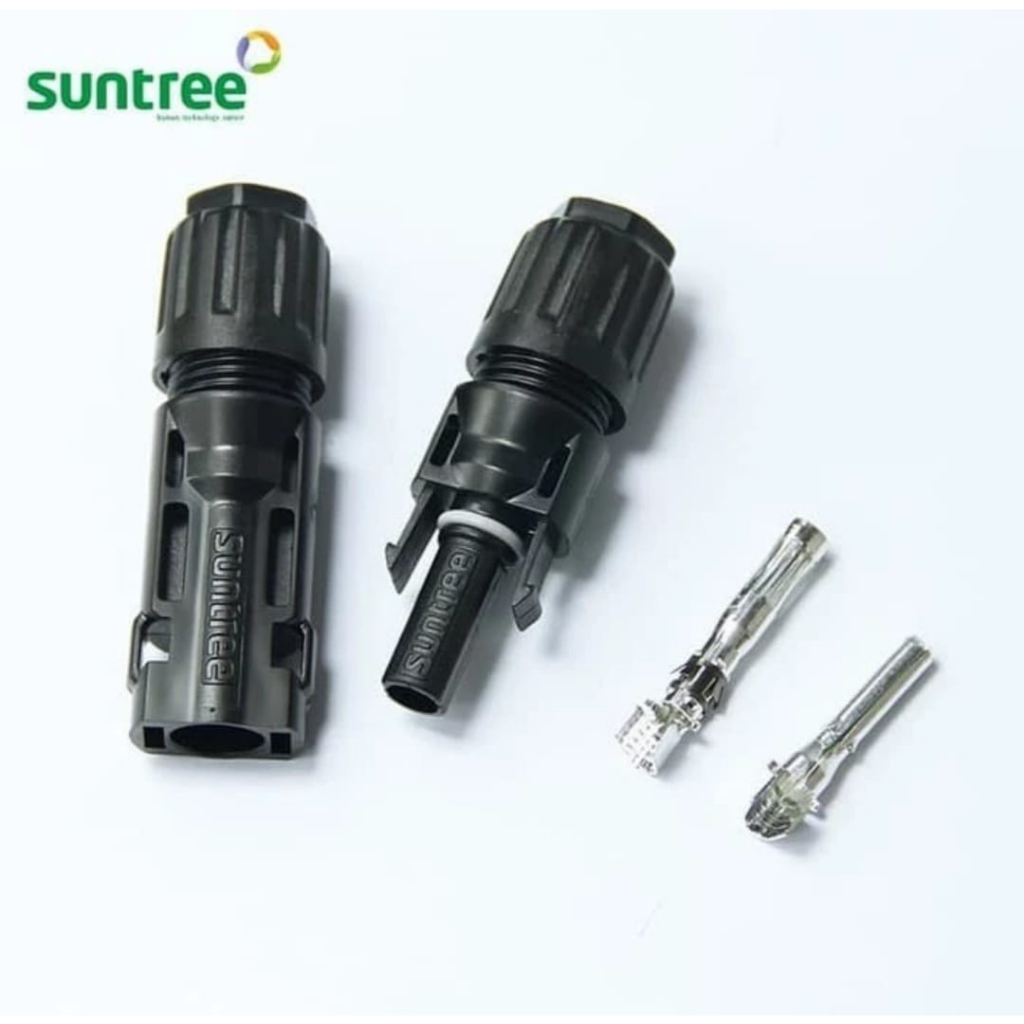 High Quality SUNTREE MC4 Connector Single (Male + Female)