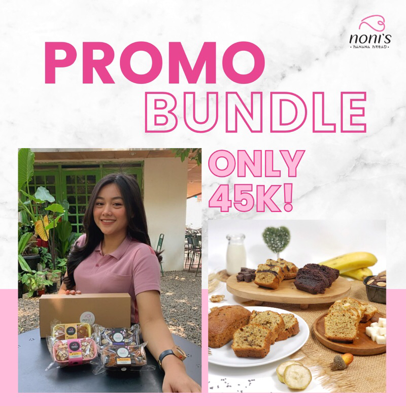 

Bundle Banana Bread dan Brownies Chocolate Noni's Bakery