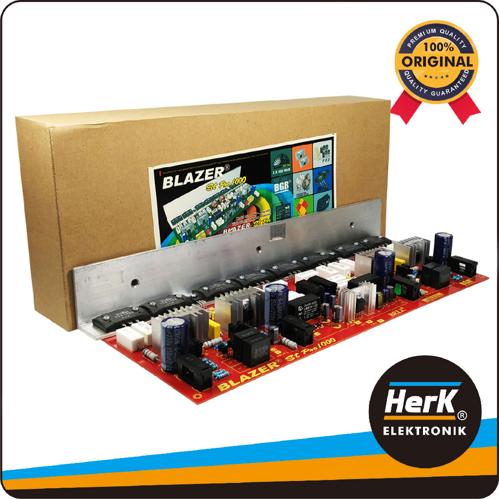 KIT BLAZER AMPLIFIER AMPLI STEREO BLAZER ST PLUS 1000W 2X500W BELL BGR
