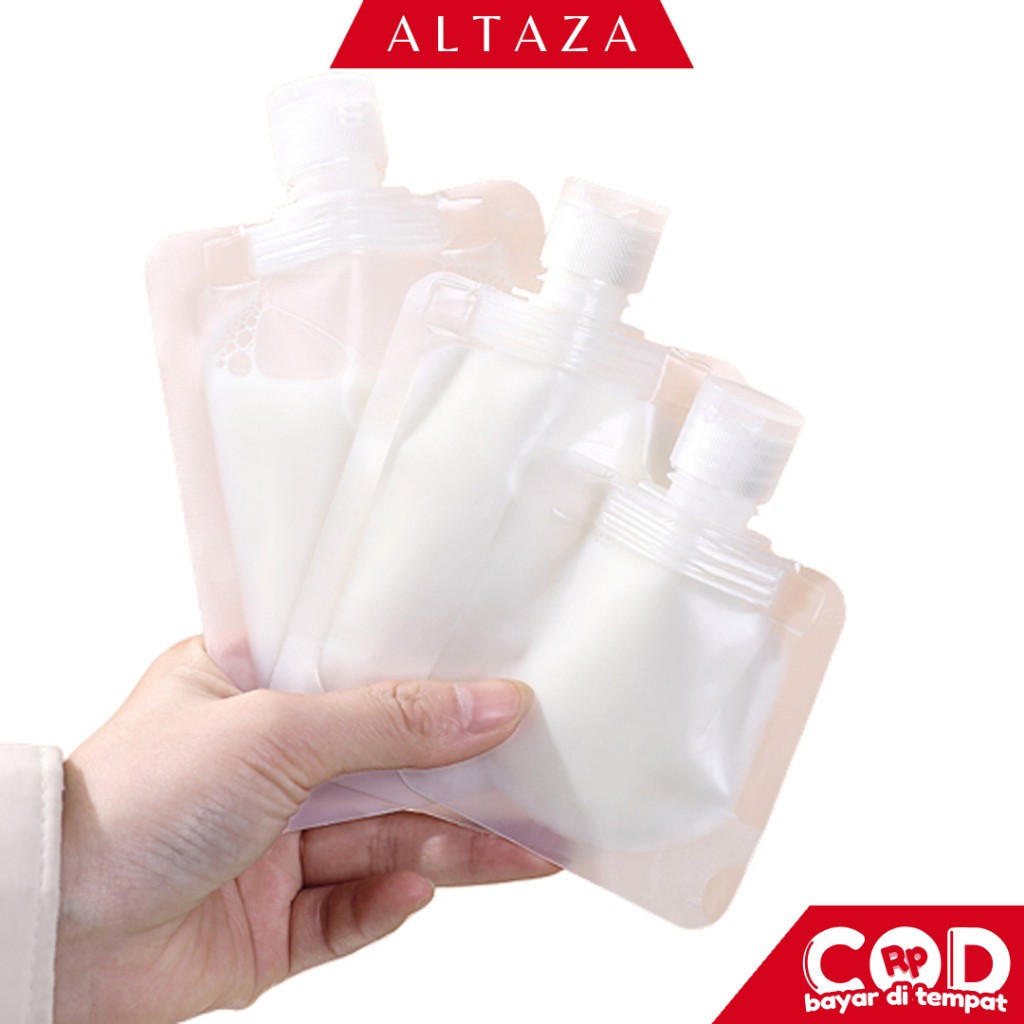 ALTAZAi COD Travel Botol Refill Tempat Sabun Cair Botol Sabun Travel Plastik Fliptop Travel Bottle C