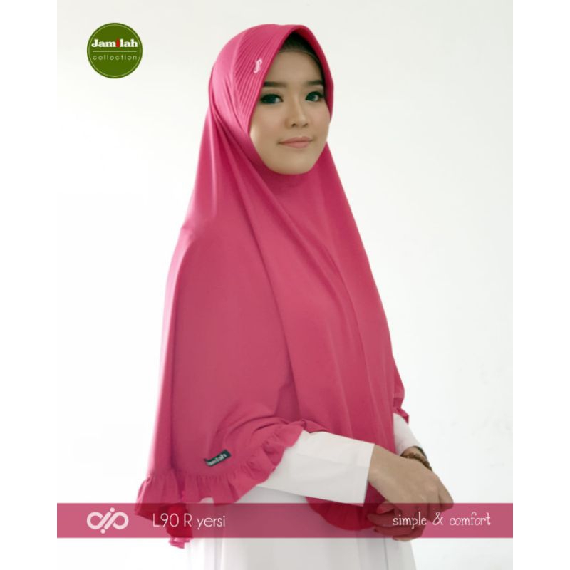 Jamilah Hijab L90 Rempel Hijab rempel instant Jersey Premium Original