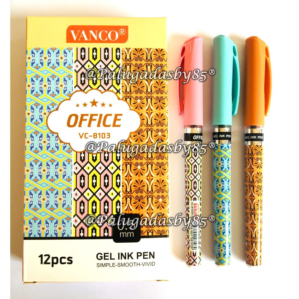 

(1 Biji) Bolpen VANCO VC-8103 0.5 Gel Pen Hitam / Gelpen Vanco VC-8103 / Pulpen Vanco VC-8103 / Ipen Vanco VC-8105 VC-8106 VC-8107