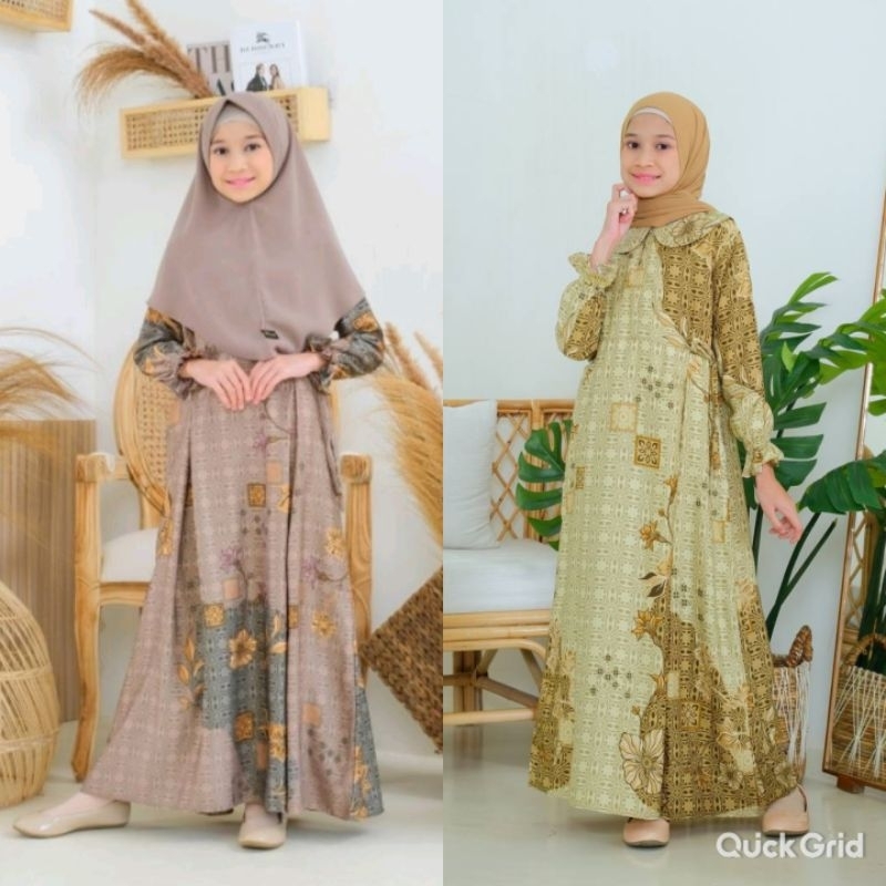 Baju Muslim Anak Perempuan Gamis Anak Perempuan Gamis Anak Hawwa Maxmara Etnik Michan Hawwa Maxmara