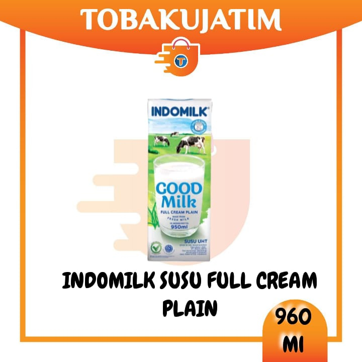 

(GOJEK) INDOMILK Susu UHT Fullcream PUTIH 950ml