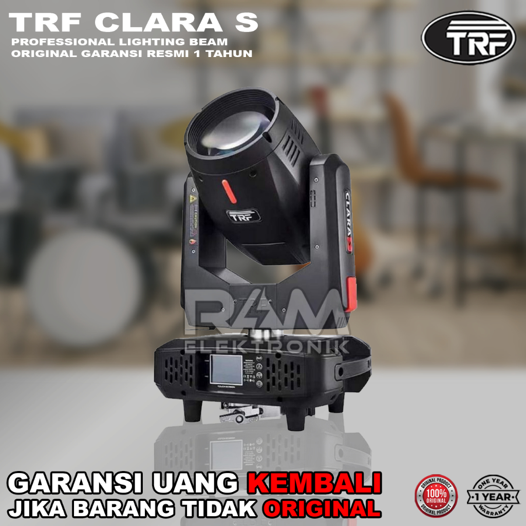 Moving Head BEAM TRF CLARA S Bulb 14R Original By RDW Harga 1 Pasang