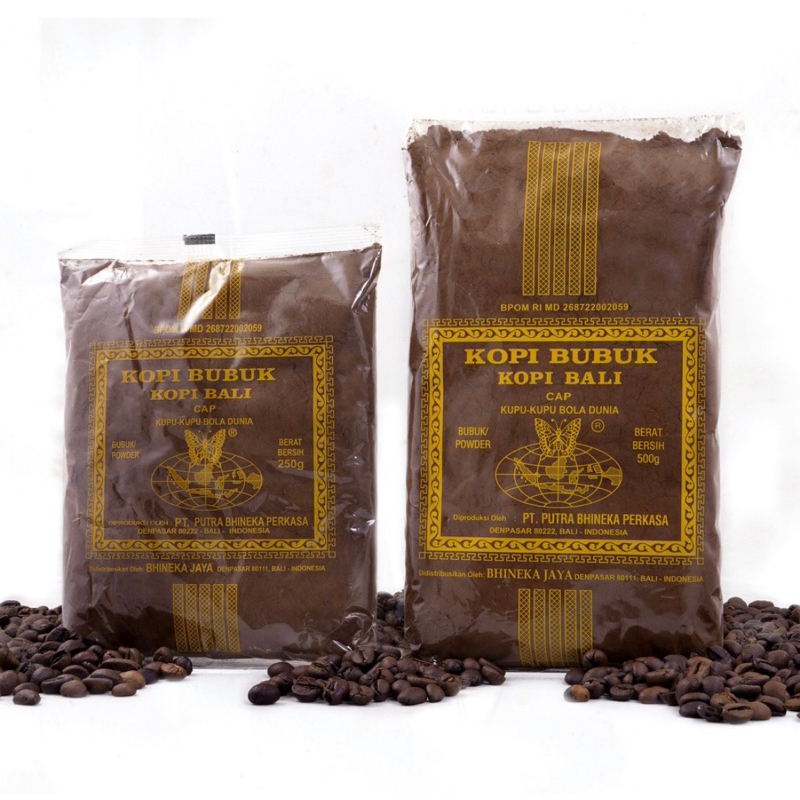 

Kopi Robusta Bubuk- Kupu Kupu Bola Dunia