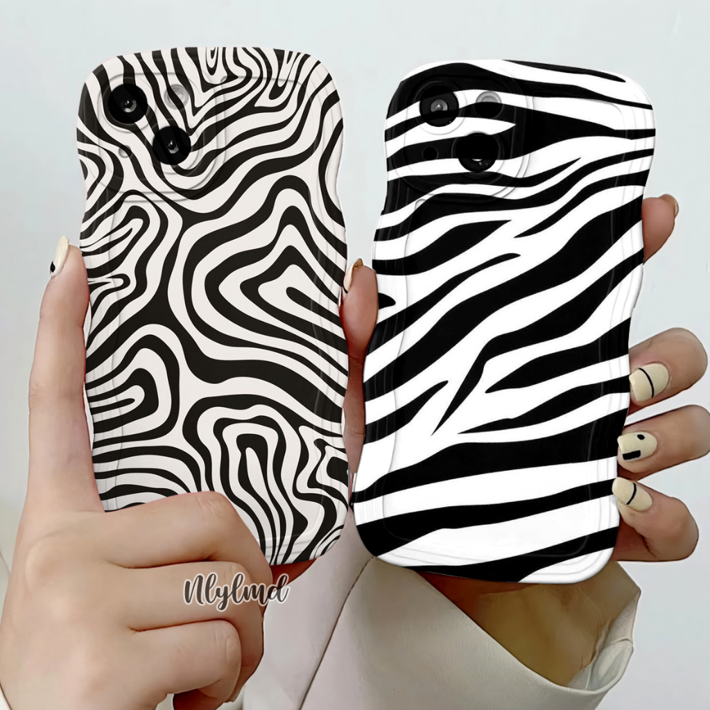 Case Motif Zebra Untuk Tipe Hp Oppo A95 A74 A55 A31 A54 A17K A17 A16K A16E A16 RENO 8T / Softcase Ge