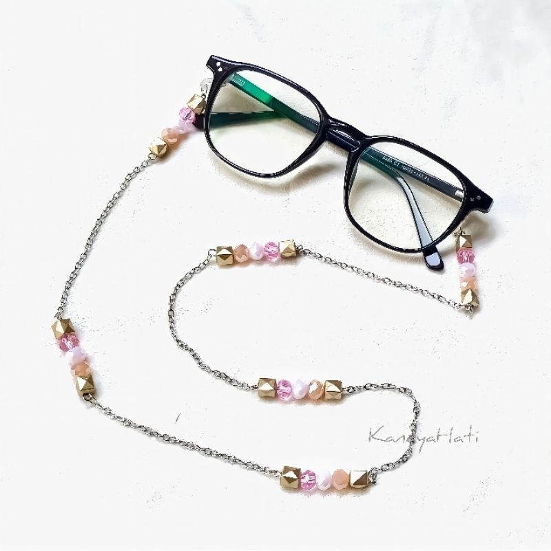 Tali Kacamata rantai baja anti karat