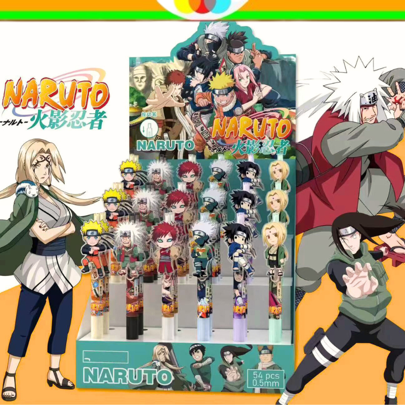 PULPEN MIKA KARAKTER ANIME NARUTO TINTA HITAM | ALAT TULIS SEKOLAH | PERLENGKAPAN SEKOLAH | ALAT TUL