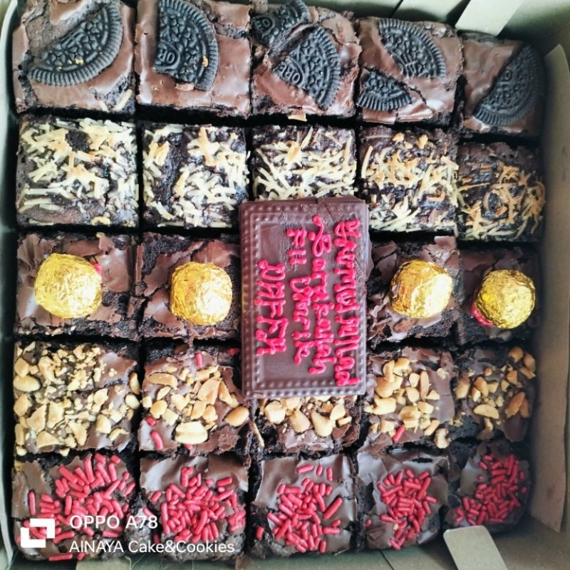 

brownies kukus dan brownies fudgy shine