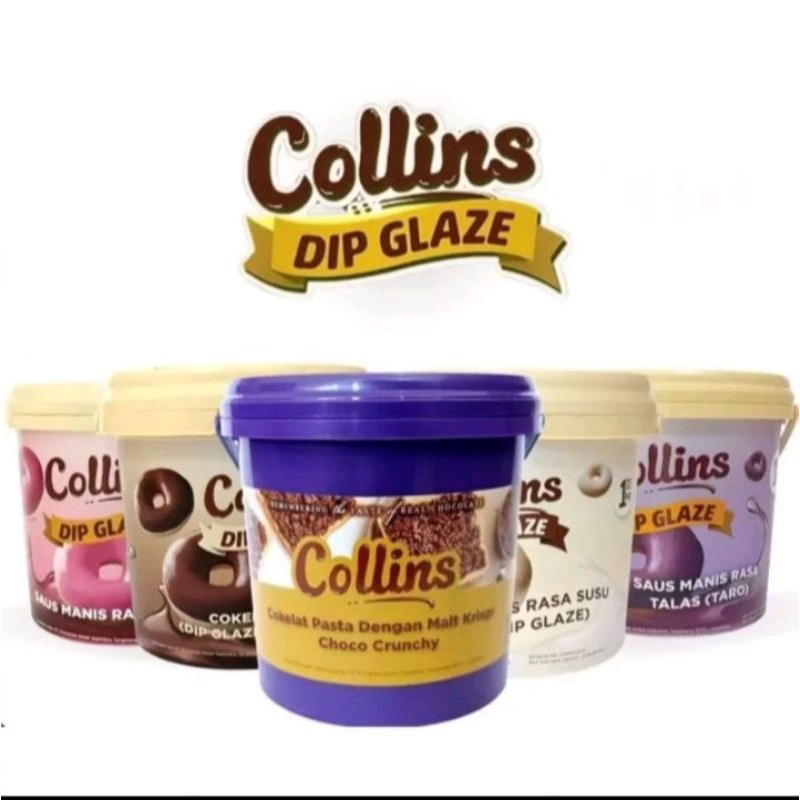 

Collins Dip Glaze All Varian /Collins Dip Glaze Rasa Lengkap /Collins Dip Glaze