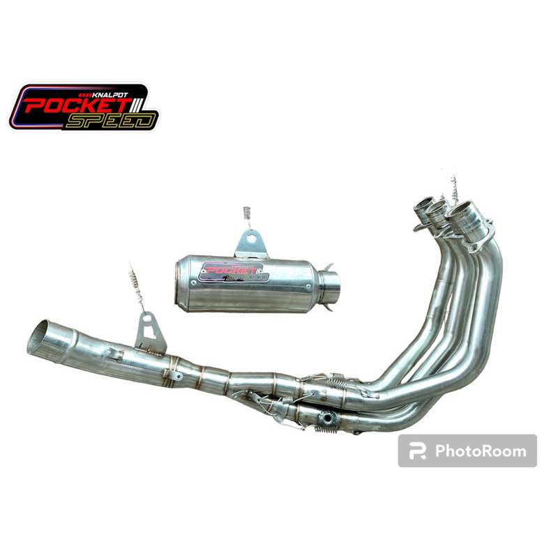 Fullsystem Knalpot ZX25 R Underbelly/Kolong Full Bending Stanlis ,Original Pocket Speed