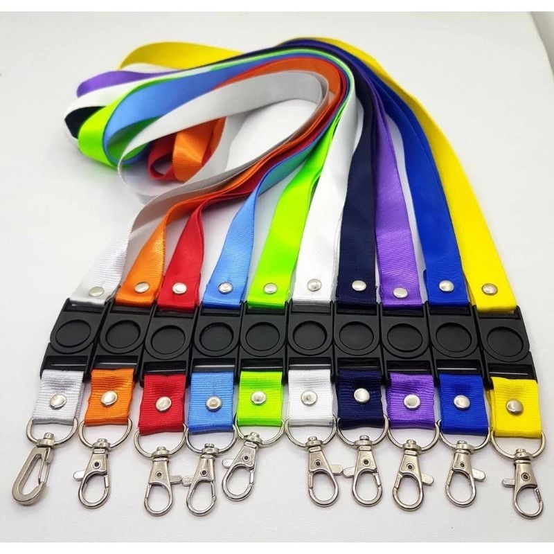

Tali Lanyard ID Card 2 CM Stopper & Kait Besi