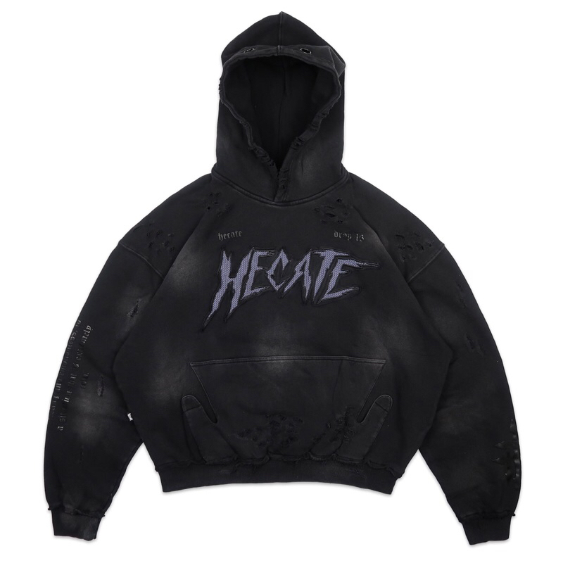 HECATE STONE COLD BOXY HOODIE