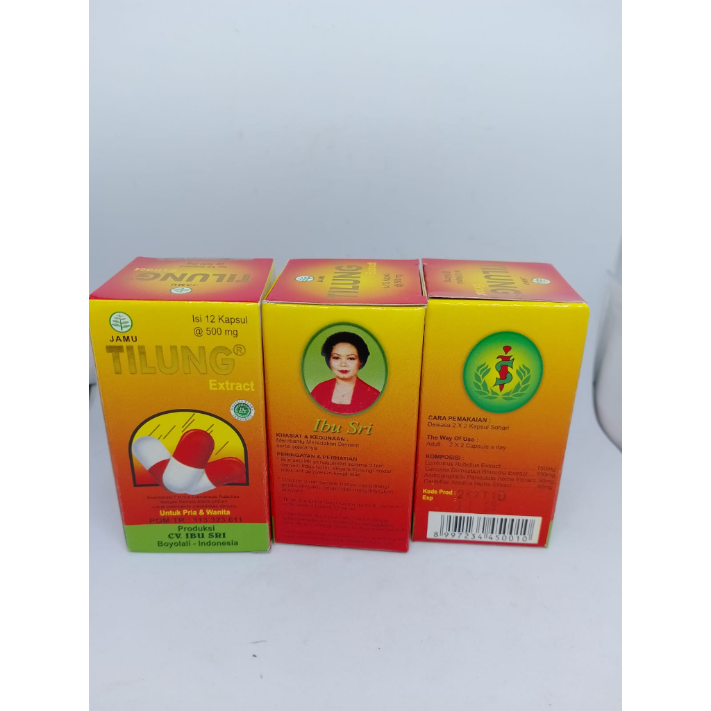 TILUNG KAPSUL CACING , EXTRAK LUMBRICUS RUBELLUS