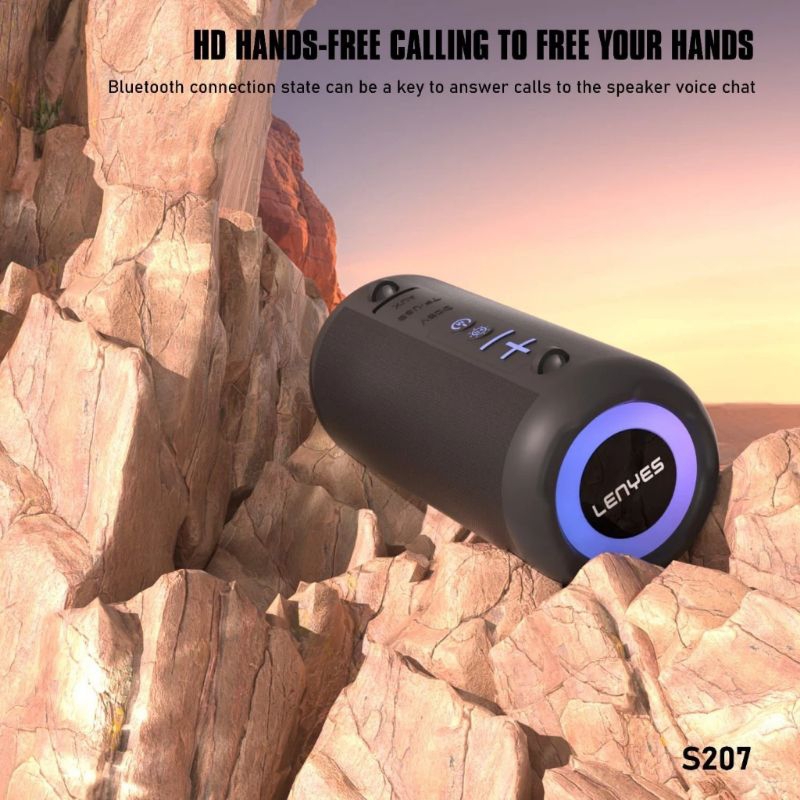 Mm - Speaker Lenyes S207 20W Rgb Tws Bluetooth Stereo Wireless Portable / Speaker Aktif Lenyes S207