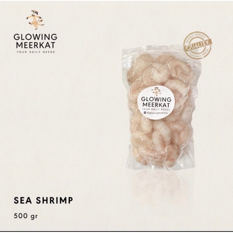 

UDANG LAUT / SEA SHRIMP KUPAS 500 GRAM (VACCUM PACK)