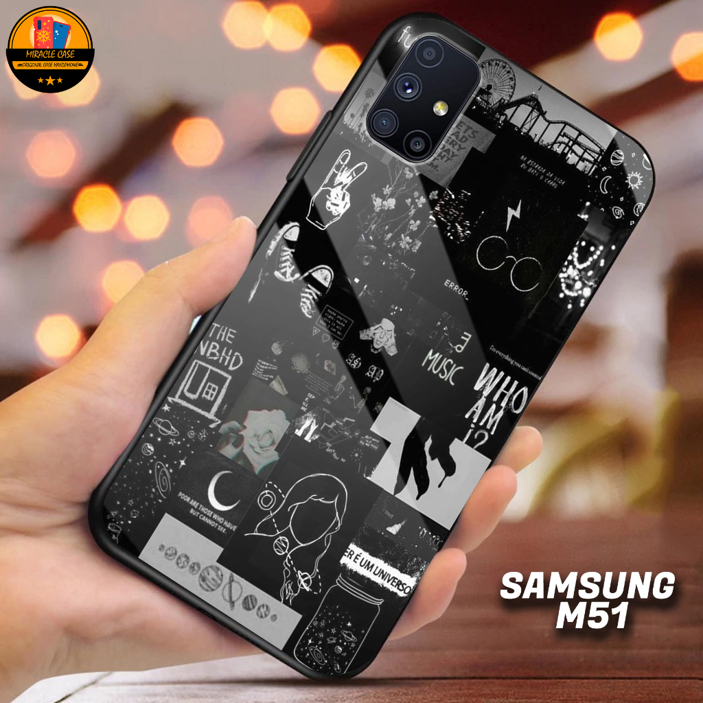 Case SAMSUNG M51 - Casing SAMSUNG M51 Terbaru 2023 MIRACLE CASE [ MOTIF 07 ] Silikon -  Case Hp SAMS