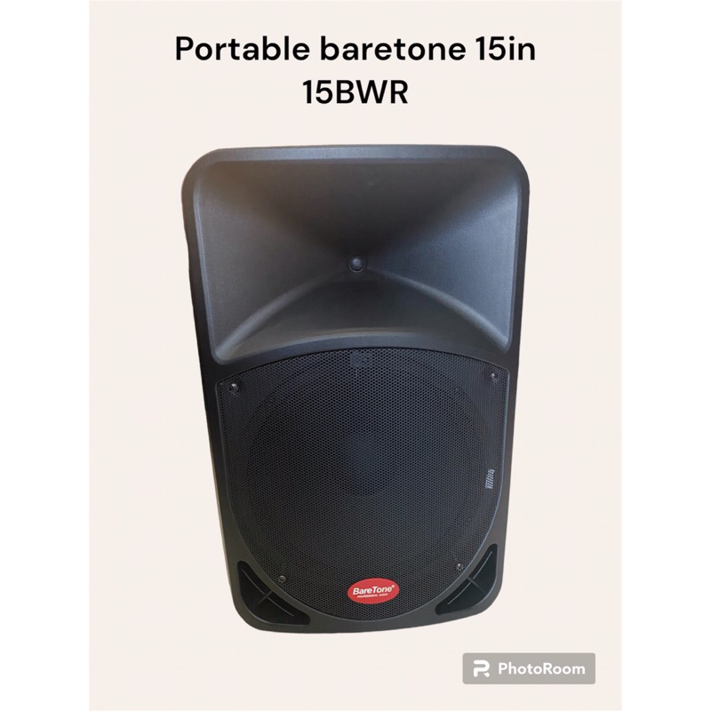 speaker portable baretone 15inc 3H1515BWR 15BWR original