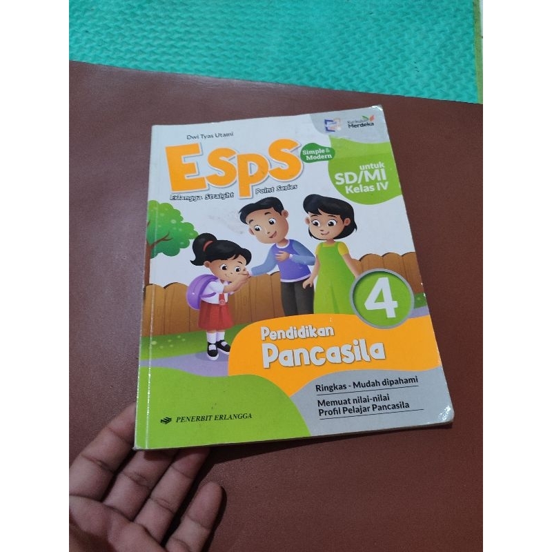 esps pendidikan pancasila. kelas 4 SD. erlangga. merdeka