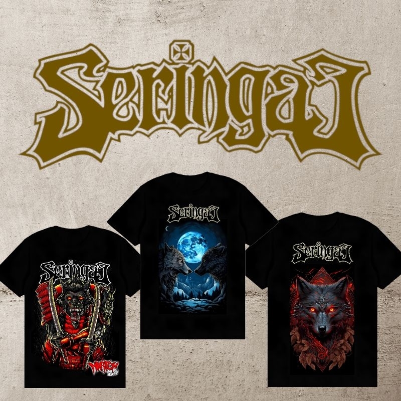 T-shirt seringai - Kaos Band Seringai - Bootleg Premium - Seringai Disintegrasi