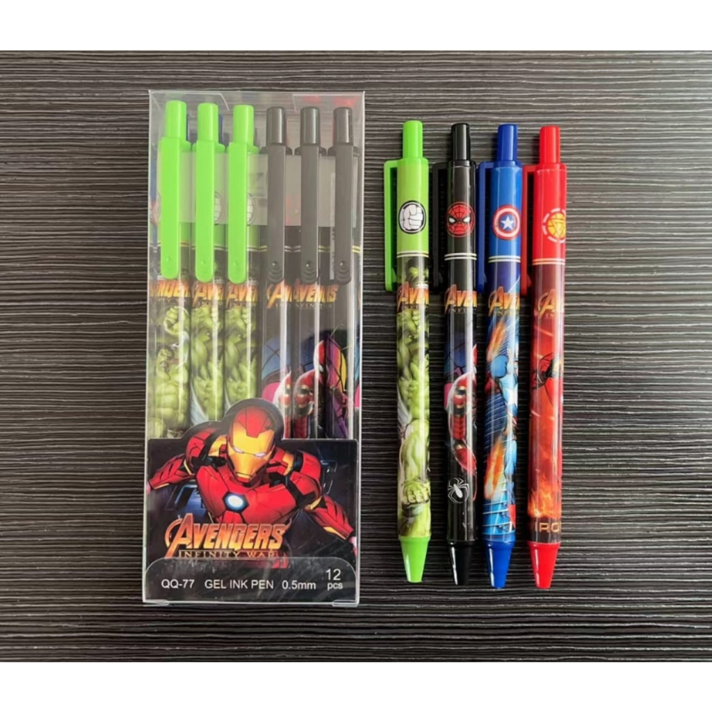 

Pulpen Gel Klik Karakter Lucu Unik isi 12 pcs / Box