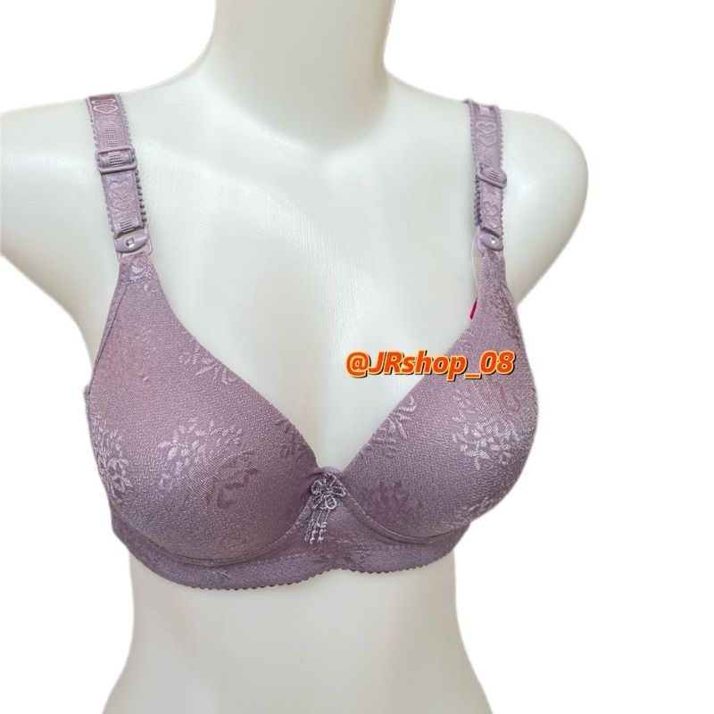 bra dewasa POLINI G344 / bh wanita tanpa kawat / bra motif renda / bra cup sedang
