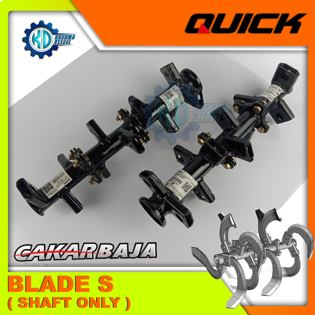 AS ROTARY MAIN BLADE S - CULTIVATOR QUICK CAKAR BAJA - 1 SET - SPAREPART - IMPLEMENT -  TRAKTOR CULT