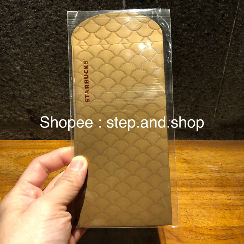 

Starbucks Angpao Gift Envelope - Gold Scales Year of 2018 Edition