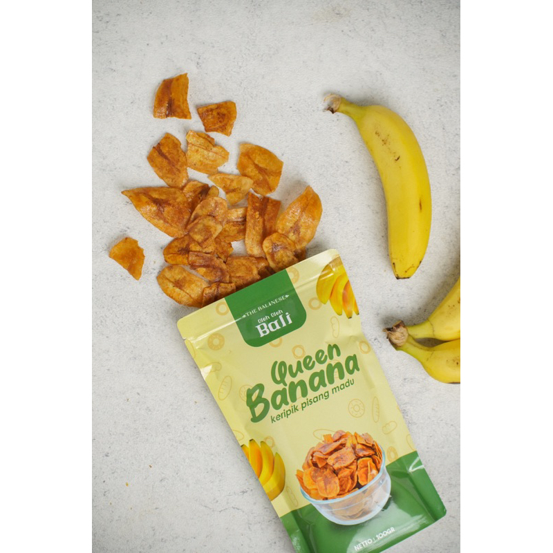 

queen banana keripik pisang madu the balinese