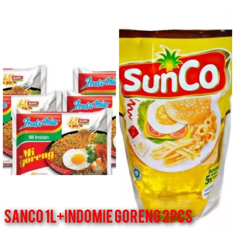 

SANCO 1L+indomie goreng 2pcs