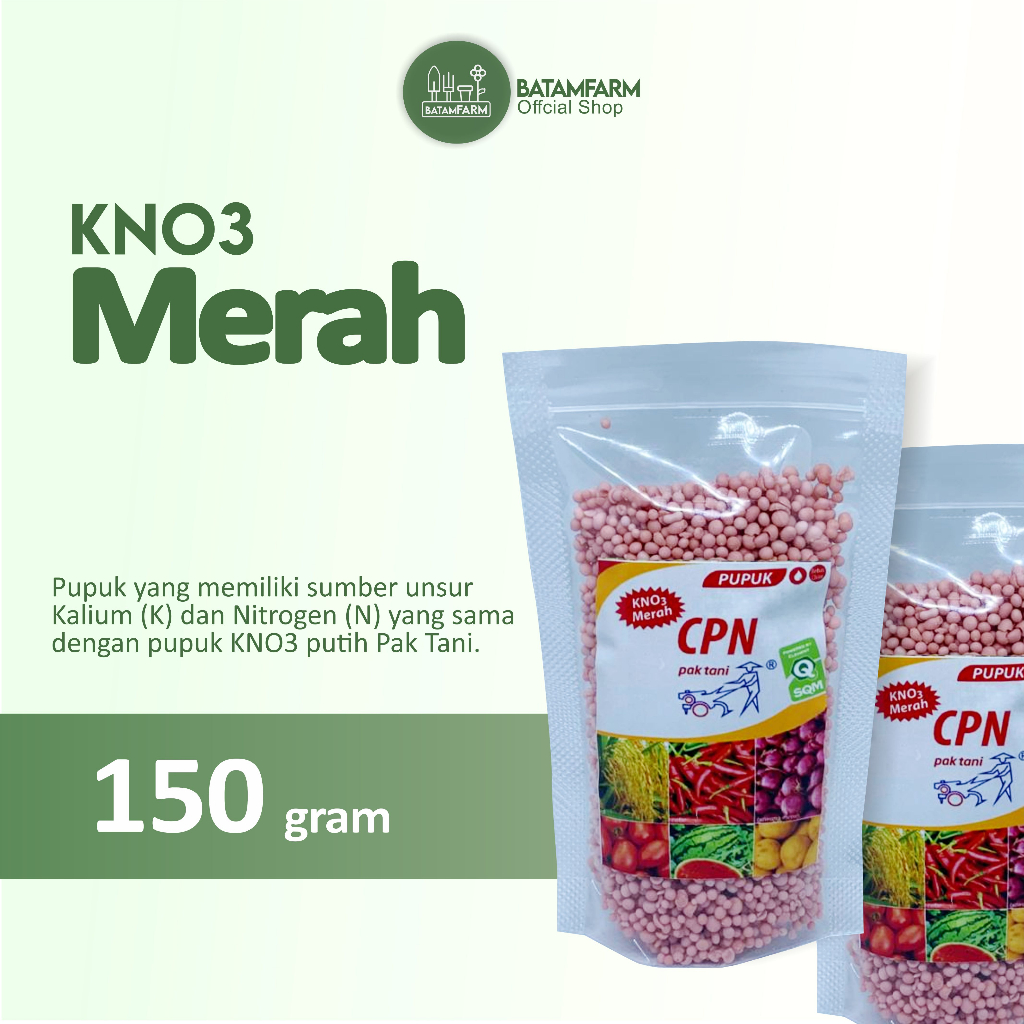 Pupuk KNO3 Merah Pak Tani Repack