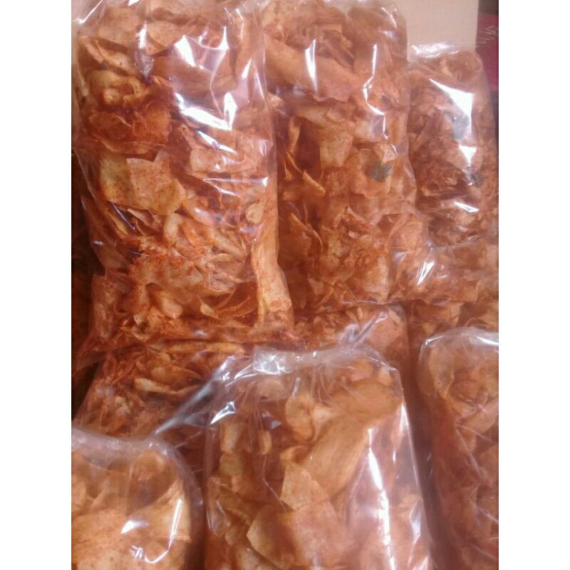 KRIPSET UMMI Keripik Singkong Pedas 250 gr Asli Sukabumi