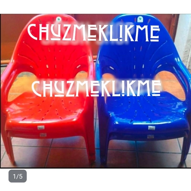 Kursi sandar plastik/Bangku santai sender plastik/Kursi santai senderan plastik