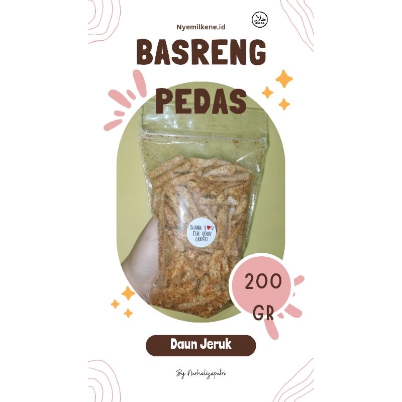 

Basreng Pedas Daun Jeruk 200gr